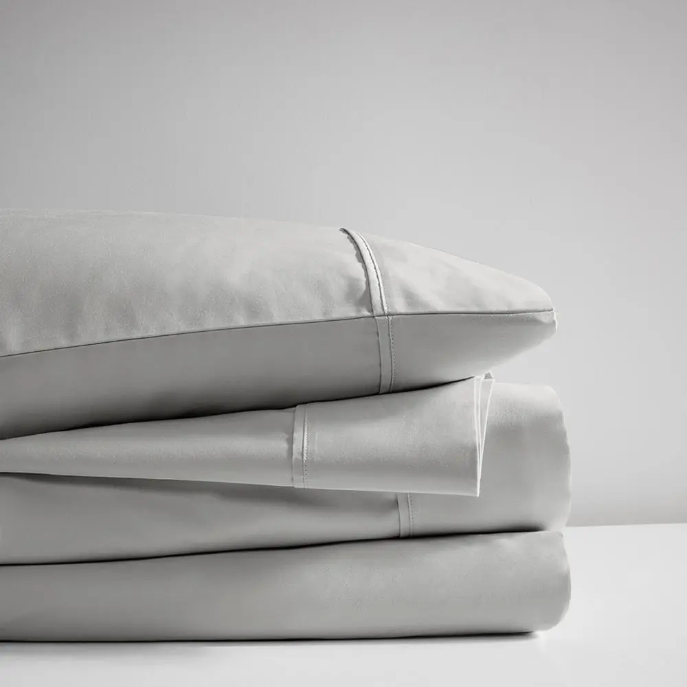 Wrinkle Resistant Cotton Sateen Sheet Set