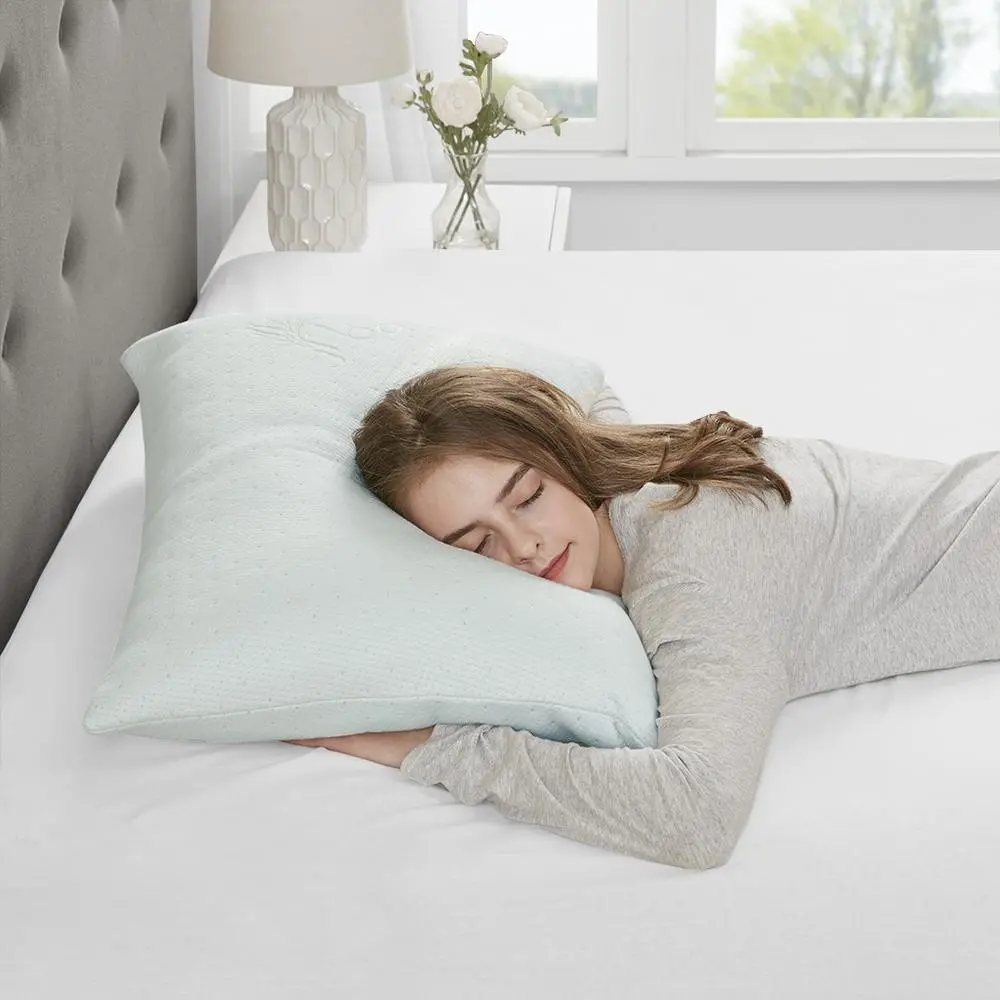 Shredded Memory Foam Pillow with Rayon from Bamboo Blend Cover