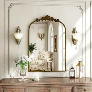 24×36 Vintage-Inspired Bathroom & Living Room Accent Mirror